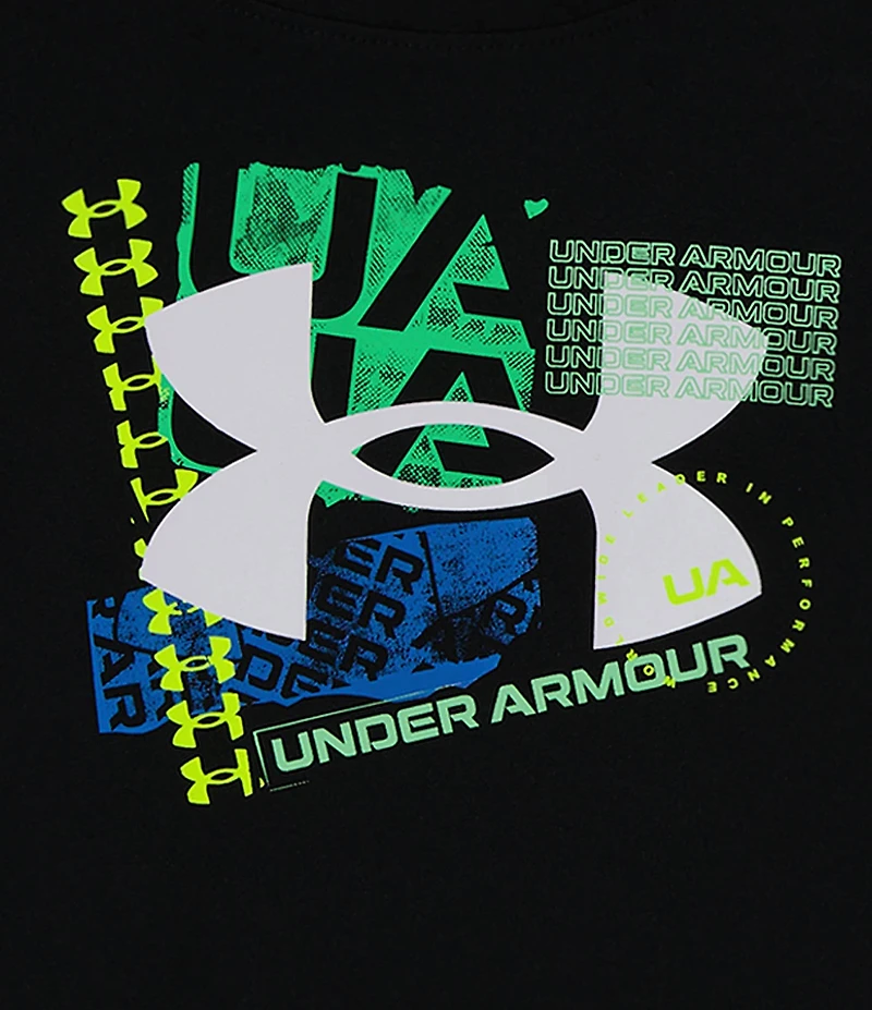 Under Armour Baby Boys Short Sleeve Poster Logo T-Shirt & Shorts Set