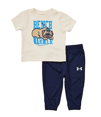 Under Armour Baby Boys Bench Warmer Short Sleeve T-Shirt & Jogger Pants