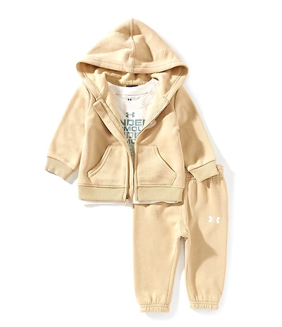 Under Armour Baby Boys Long Sleeve Icon Hooded Fleece Jacket