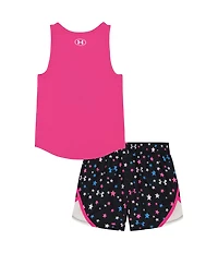 Under Armour Baby Girls 12-24 Months Sleeveless Future Star Tank & Shorts Set