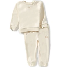 Under Armour Baby Girls Long Sleeve Rival Pullover & Jogger Pants Set
