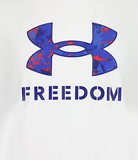 Under Armour Big Boys Short Sleeve White Freedom T-Shirt