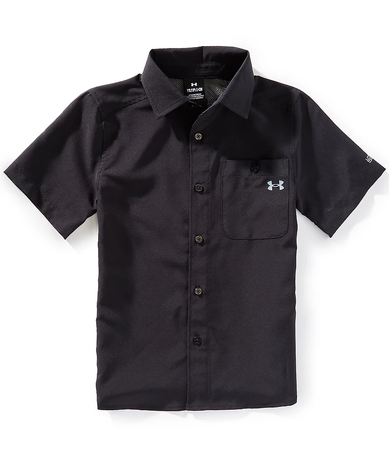 Under Armour Big Boys Drift Tide Woven Fish Shirt