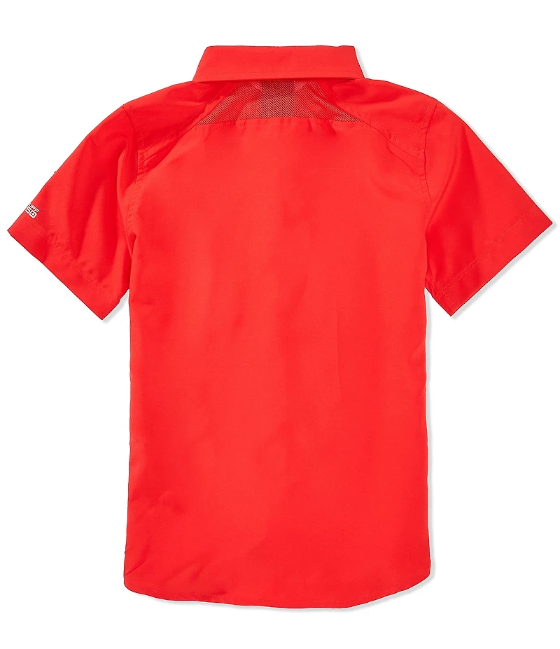 Under Armour Big Boys Drift Tide Woven Fish Shirt