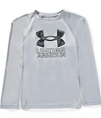 Under Armour Big Boys Long Sleeve Tech Hybrid Fill Graphic T-Shirt