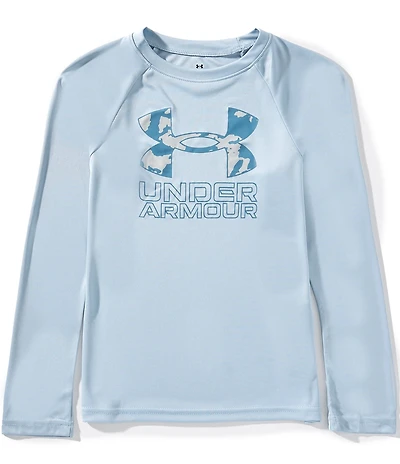 Under Armour Big Boys Long Sleeve Tech Hybrid Fill Graphic T-Shirt
