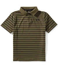 Under Armour Big Boys Short-Sleeve Performance Stripe Polo Shirt