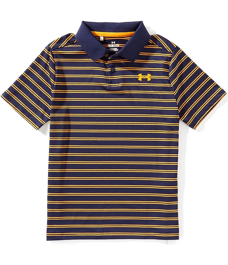Under Armour Big Boys Short-Sleeve Performance Stripe Polo Shirt
