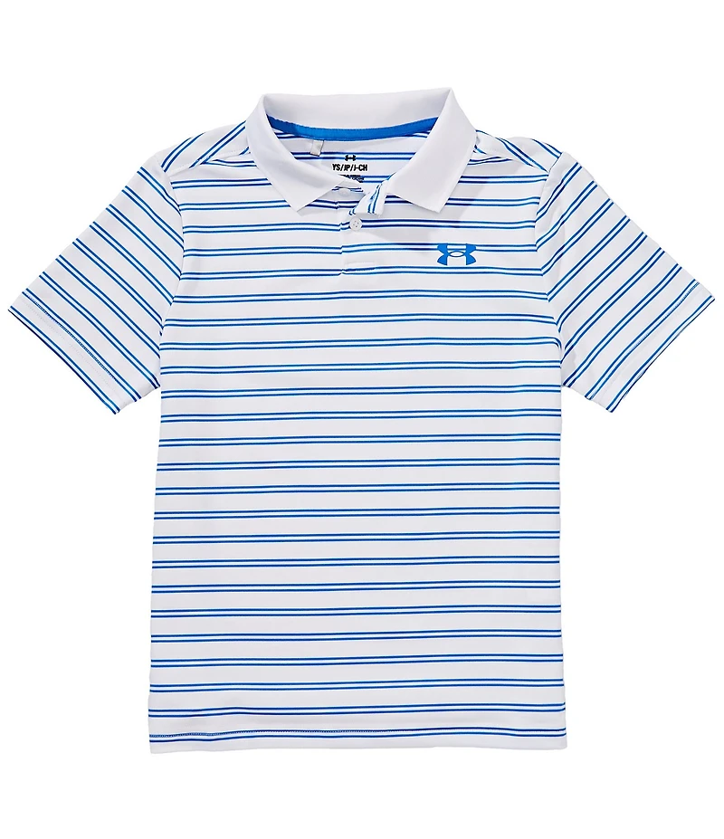 Under Armour Big Boys Short-Sleeve Performance Stripe Polo Shirt