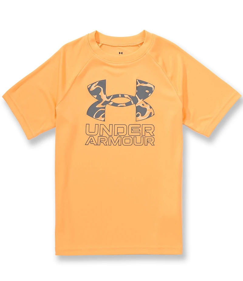 Under Armour Big Boys Short Sleeve Tech Hybrid Graphic T-Shirt