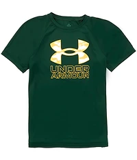 Under Armour Big Boys Short Sleeve Tech Hybrid Graphic T-Shirt
