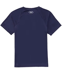 Under Armour Big Boys Short Sleeve Tech Hybrid Graphic T-Shirt
