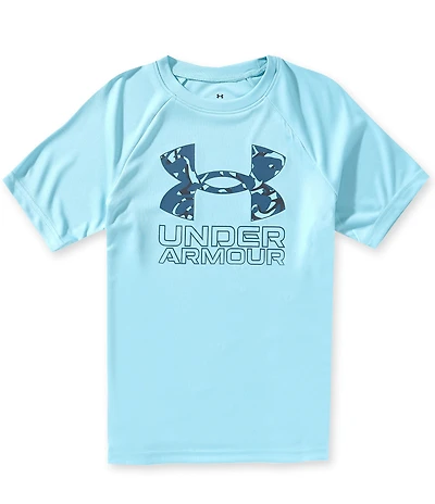 Under Armour Big Boys Short Sleeve Tech Hybrid Graphic T-Shirt