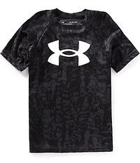 Under Armour Big Boys Short Sleeve Tech Big Logo Printed T-Shirt