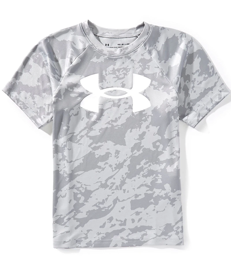Under Armour Big Boys Short Sleeve Tech Big Logo Printed T-Shirt