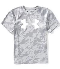 Under Armour Big Boys Short Sleeve Tech Big Logo Printed T-Shirt