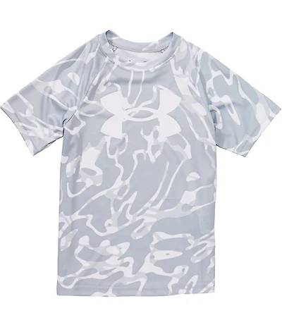 Under Armour Big Boys Short Sleeve Tech Big Logo Printed T-Shirt