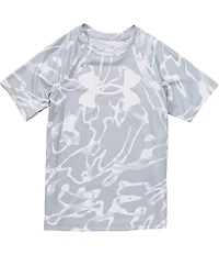 Under Armour Big Boys Short Sleeve Tech Big Logo Printed T-Shirt