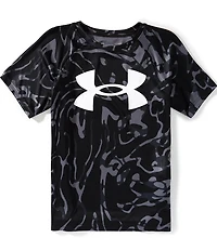 Under Armour Big Boys Short Sleeve Tech Big Logo Printed T-Shirt