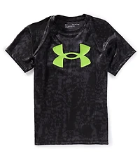 Under Armour Big Boys Short Sleeve Tech Big Logo Printed T-Shirt