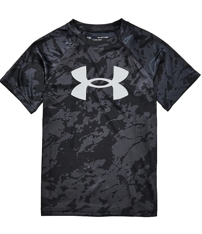 Under Armour Big Boys Short Sleeve Tech Big Logo Printed T-Shirt