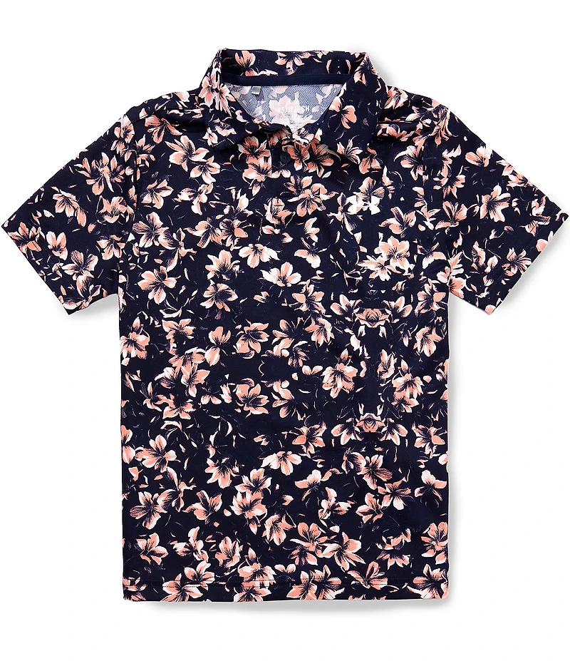 Under Armour Big Boys All-Over Print Golf Polo