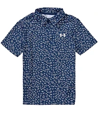 Under Armour Big Boys Printed Golf Polo