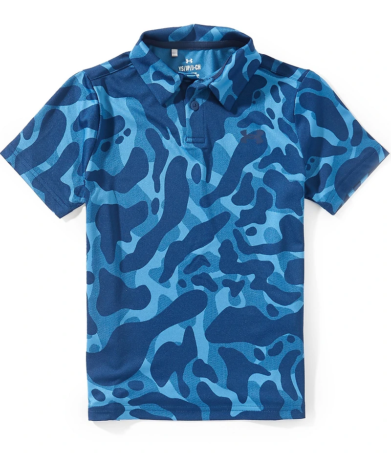 Under Armour Big Boys Printed Golf Polo