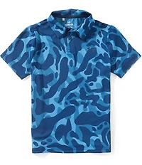 Under Armour Big Boys Printed Golf Polo
