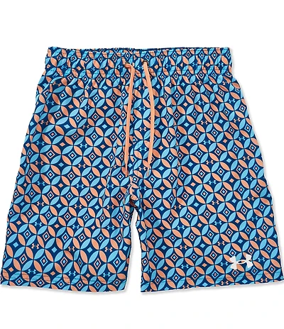 Under Armour Big Boys Compress Printed Volley Swim Trunks