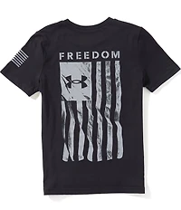 Under Armour Big Boys Freedom Flag T-Shirt
