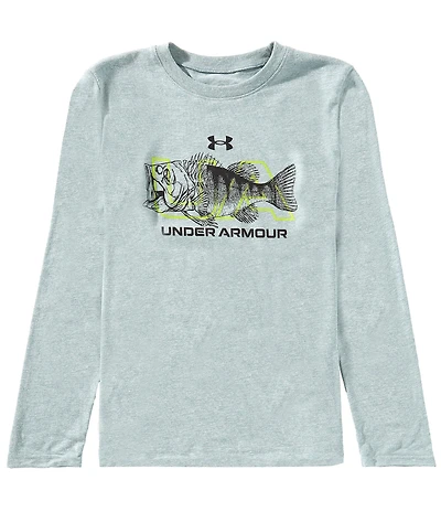 Under Armour Big Boys Long Sleeve Half Bass T-Shirt