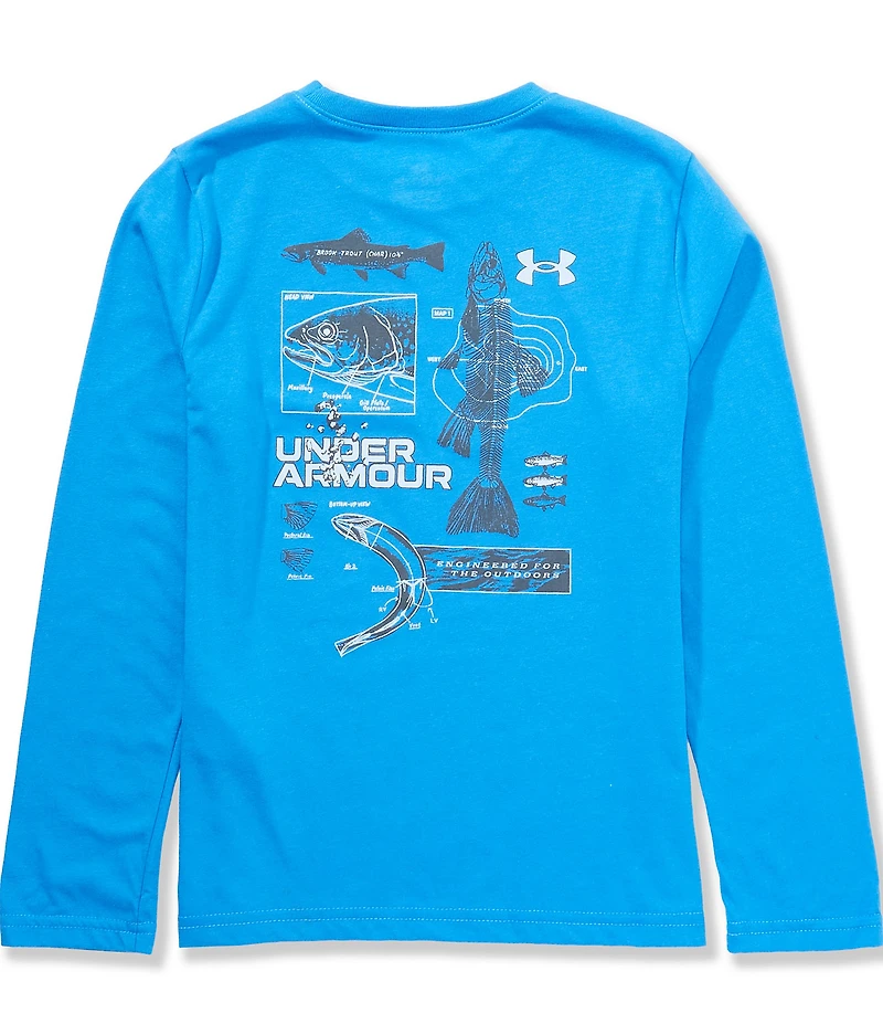 Under Armour Big Boys Long Sleeve Modern Trout T-Shirt