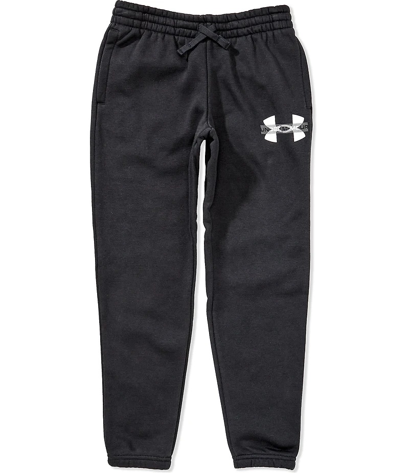 Under Armour Big Boys Rival Fleece Colorblock Graphic Joggers