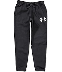 Under Armour Big Boys Rival Fleece Colorblock Graphic Joggers