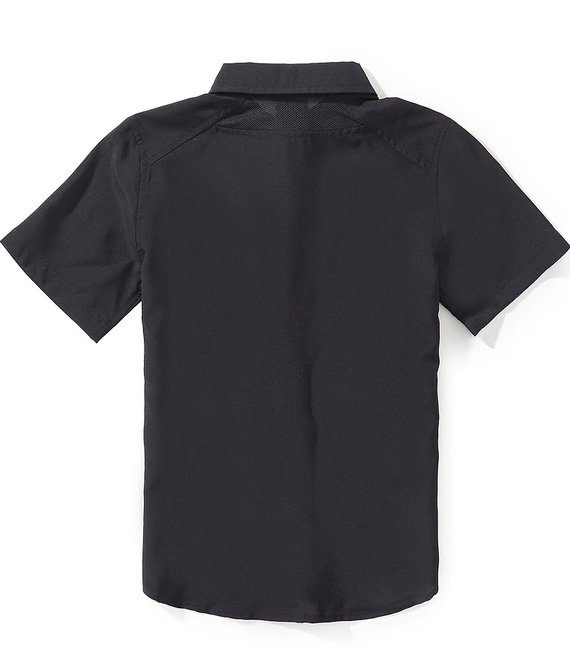 Under Armour Big Boys Short Sleeve Drift Tide Fish Woven Shirt
