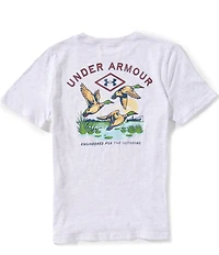 Under Armour Big Boys Short Sleeve Duck Pond Graphic T-Shirt