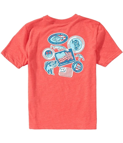 Under Armour Big Boys Short Sleeve Freedom Sticker Tee
