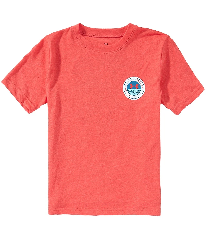 Under Armour Big Boys Short Sleeve Freedom Sticker Tee