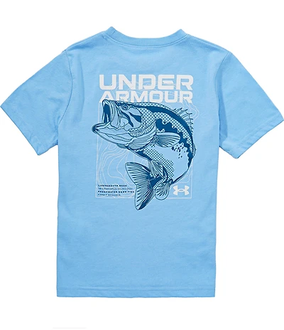 Under Armour Big Boys Short Sleeve Intel Bass T-Shirt