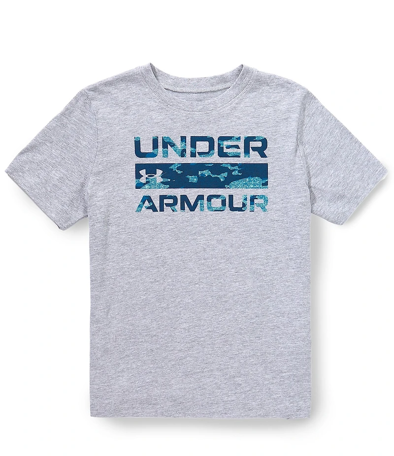 Under Armour Big Boys Short Sleeve Stacked Logo T-Shirt