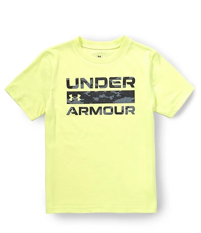 Under Armour Big Boys Short Sleeve Stacked Logo T-Shirt