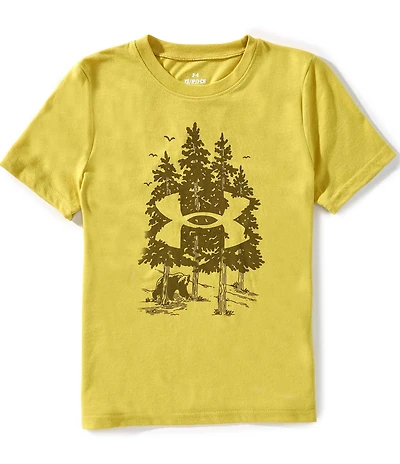 Under Armour Big Boys Short Sleeve Tree Bear T-Shirt