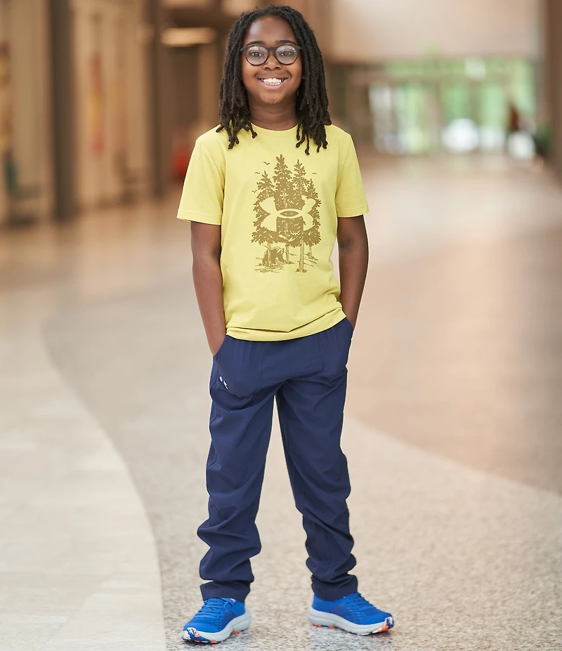 Under Armour Big Boys Short Sleeve Tree Bear T-Shirt