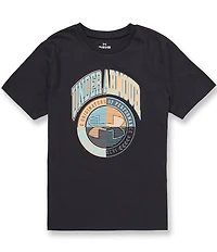 Under Armour Big Boys Short Sleeve Varsity Crest Collegiate Logo T-Shirt