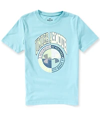 Under Armour Big Boys Short Sleeve Varsity Crest Collegiate Logo T-Shirt