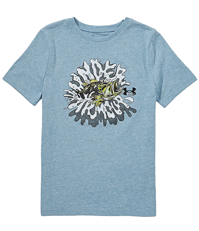 Under Armour Big Boys Short Sleeves Fish Splash T-Shirt