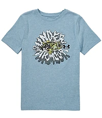 Under Armour Big Boys Short Sleeves Fish Splash T-Shirt
