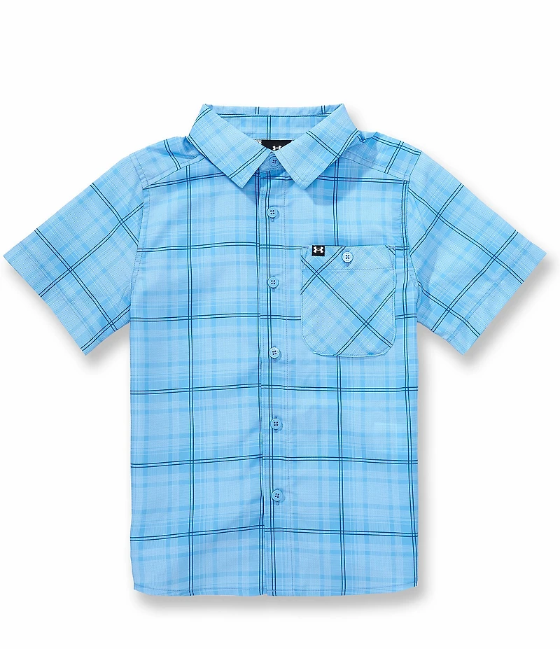 Under Armour Big Boys Short Sleeves Print Drift Tide Shirt