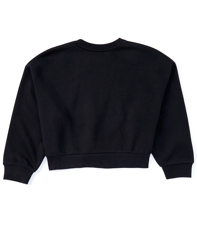 Under Armour Big Girls Long Sleeve Crewneck Rival Fleece Oversized Pullover